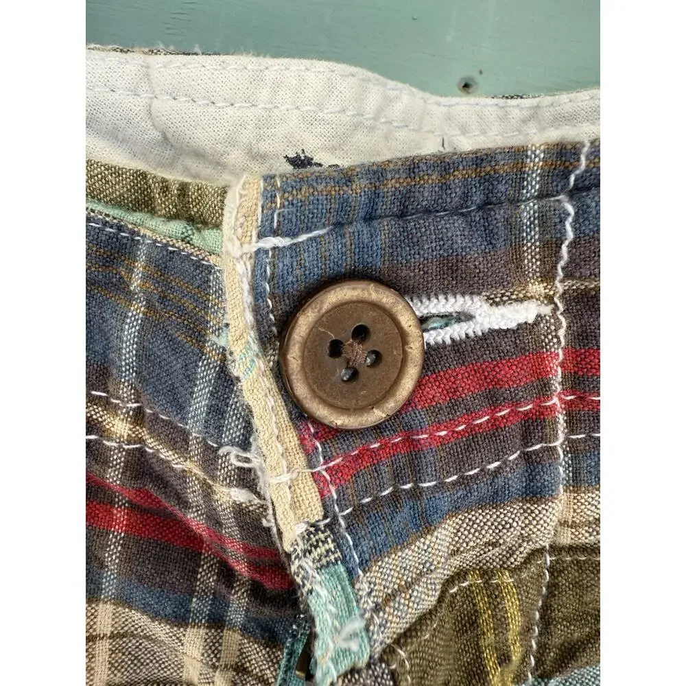 Islander Mens Patchwork Cargo‎ Shorts Size 36 Inseam 10” Summer